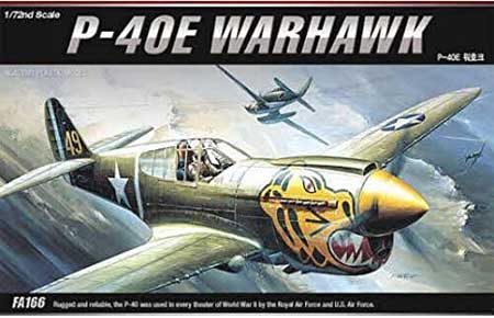 academy p40 warhawk model aircraft