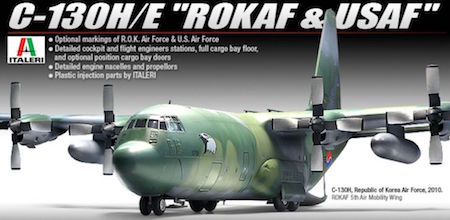 italeri c130 usaf model kit