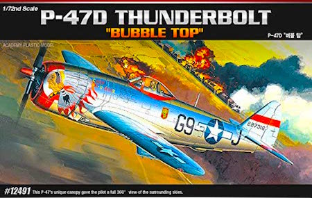 academy p47 thunderbolt model kits