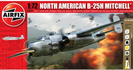 airfix b25 mitchell bomber model kit