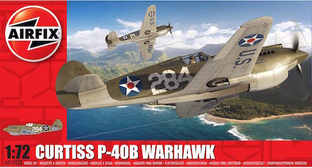 airfix curtiss p40 warhawk model kit