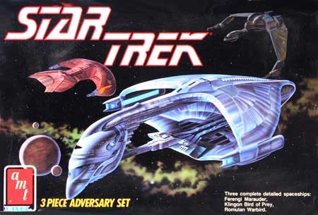 star trek amt adversary ship set model