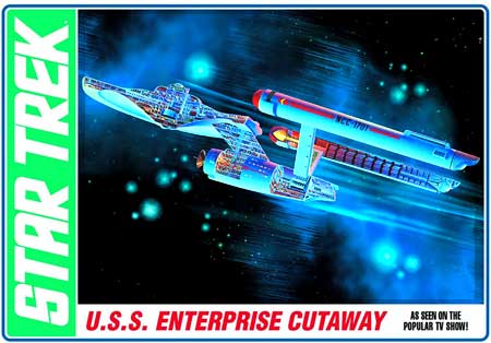 amt star trek uss enterprise cutaway model