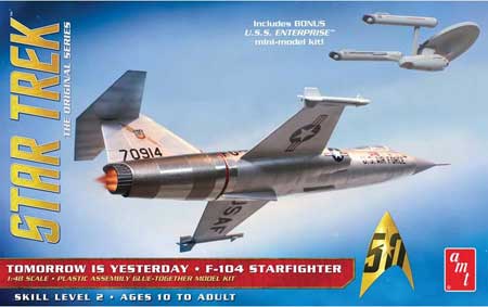 amt f104 star trek model aircraft