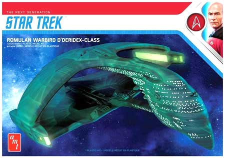 amt star trek romulan warbird model
