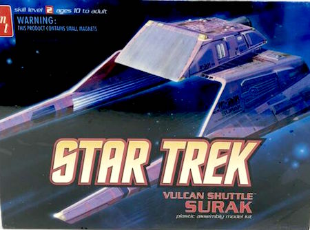 amt star trek vulcan shuttle surak model kit