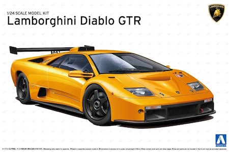 lamborghini plastic model kit