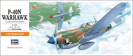 hasegawa p40 warhawk model kit