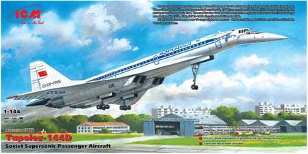 icm tu144d sst model aircraft