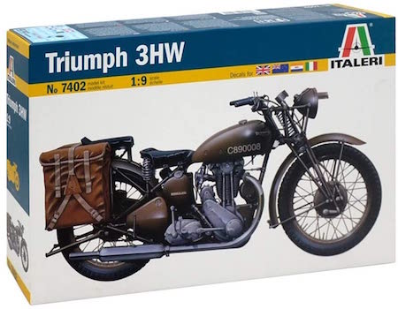 italeri models triumph 3hw motorcycle kit