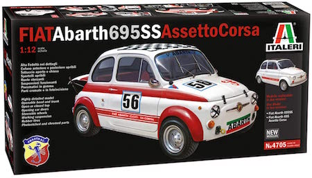 italeri models fiat abarth 695ss corsa kit