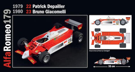 italeri models alfa romeo 179 kit f1