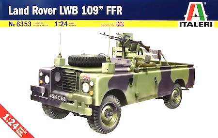 italeri land rover fire truck model
