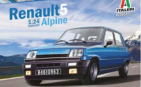 italeri renault 5 model