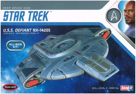 polar lights star trek uss defiant model