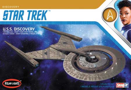 star trek polar lights uss discovery model