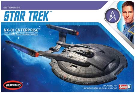 polar lights star trek uss enterprise nx01 model