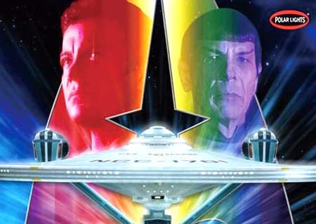 polar lights star trek 1/350 enterprise model
