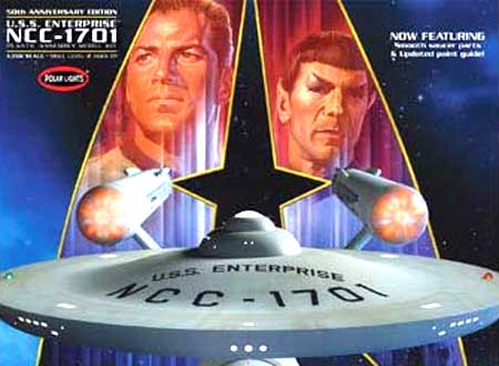 polar lights star trek 1/350 enterprise model