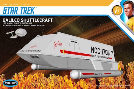 polar lights star trek galileo shuttle model kit