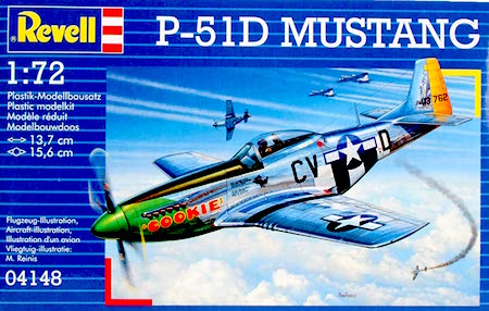 revell p51d mustang model kit