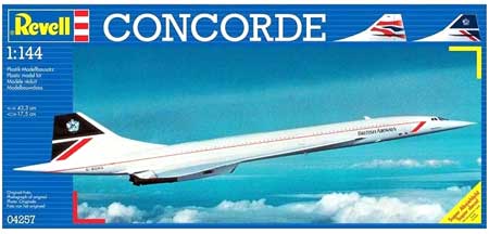 revell concorde model aircraft