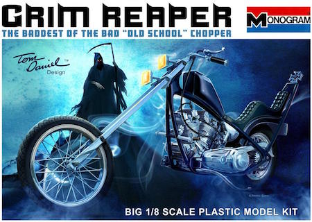 monogram revell models grim reaper chopper