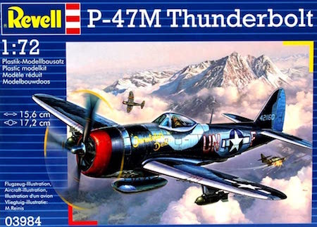revell p47 thunderbolt model kits