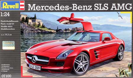 revell mercedes sls amg model car