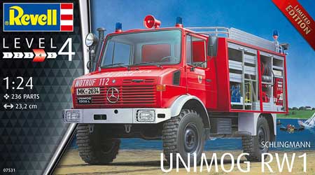 revell unimog fire truck