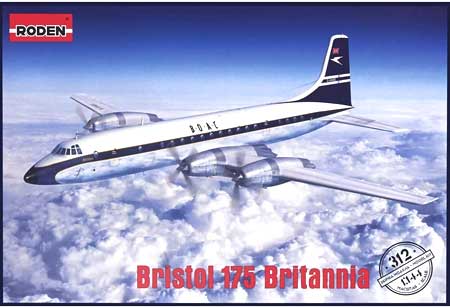 roden bristol britannia model aircraft