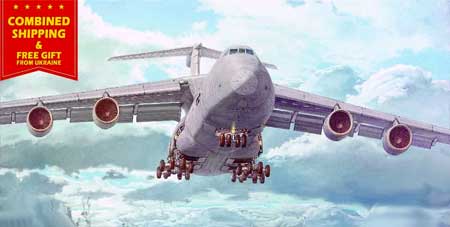roden c5 galaxy model aircraft