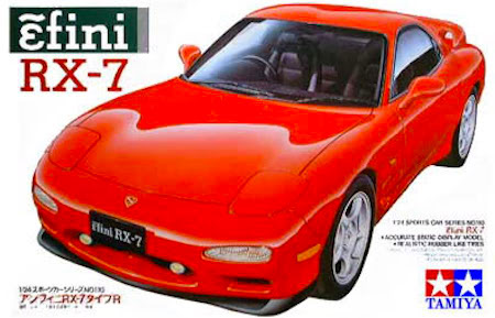 tamiya rx7 efini model