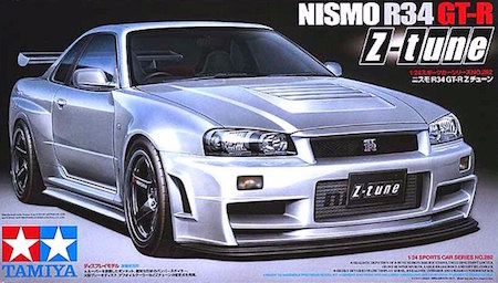 tamiya nissan gtr model