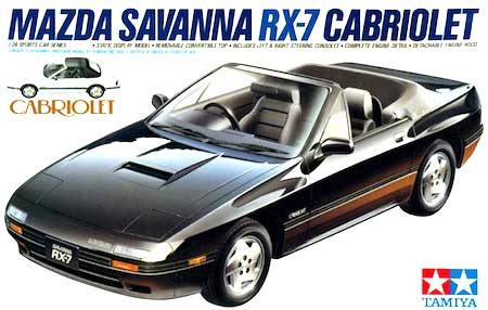 tamiya rx7 cabriolet model