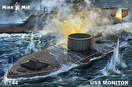 mikr mir uss monitor model ship