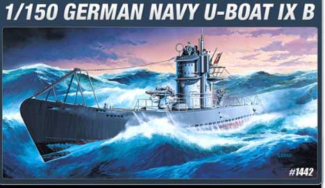 academy german uboat submarine Model Kits