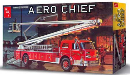1 24 25 Scale Heavy Truck Model Kits Replicas Cast And Amt Aero Chief Fire Truck Model Kit 980