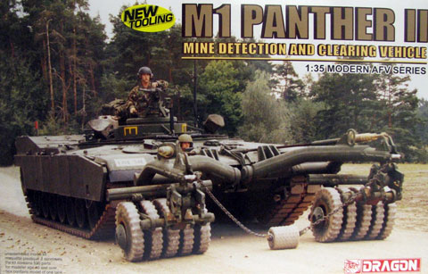 dragon m1a1 panther mine plow model