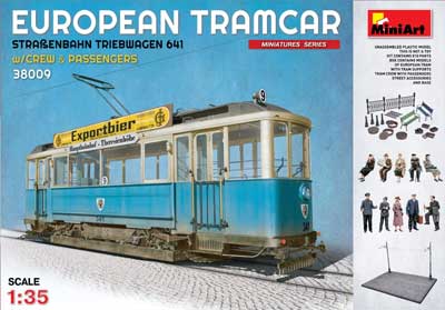miniart german tramcar model kits