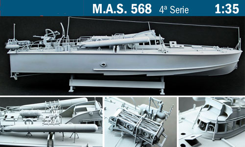 italeri mas 568 boat model kit 1/35 scale