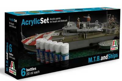 italeri ship paint model kits