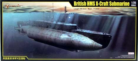 merit hms x-craft british submarine Model Kits