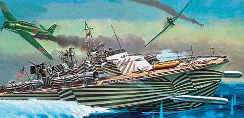 revell PT167 torpedo boat model kit