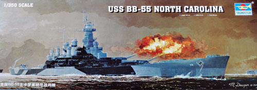 Trumpeter north carolina ship model