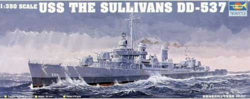 trumpeter uss sullivans ddg-68 arleight burke class ship models