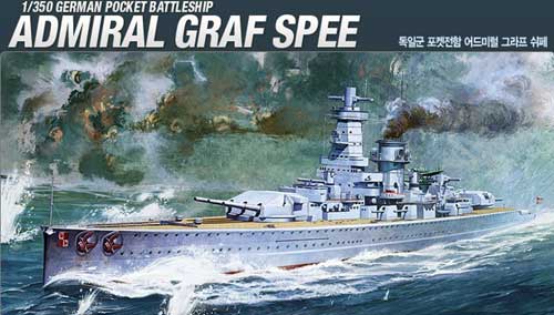 academy models graf spee ship