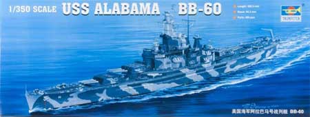 trumpeter uss alabama ship model