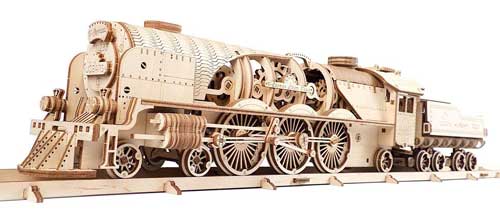 ugears steam train model