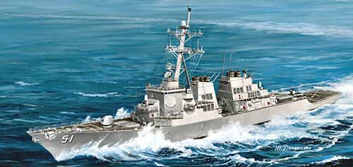 trumpeter uss arleigh burke ship model width=